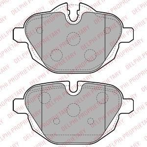 DELPHI Колодки задние 5-Serie (F10/F11)/X3(F25) all 10- (LP2162)