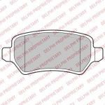Delphi LP2209 комплект тормозных колодок, дисковый тормоз на OPEL ASTRA H (L48)