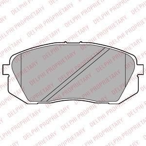 Delphi LP2294 комплект тормозных колодок, дисковый тормоз на HYUNDAI i40 CW (VF)