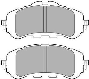 DELPHI Колодки передние PEUGEOT 308 II LP2506 (LP2506)