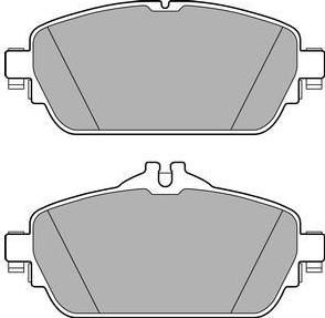 Delphi LP2764 комплект тормозных колодок, дисковый тормоз на MERCEDES-BENZ C-CLASS (W205)