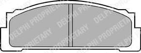 Delphi LP30 комплект тормозных колодок, дисковый тормоз на INNOCENTI KORAL
