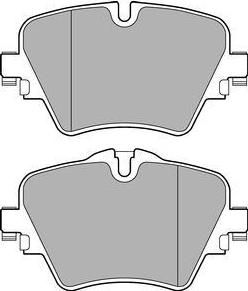 Delphi LP3182 комплект тормозных колодок, дисковый тормоз на X1 (F48)