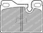 Delphi LP486 комплект тормозных колодок, дисковый тормоз на PORSCHE 928