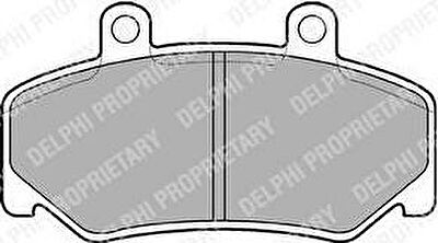 Delphi LP643 Колодки тормозные VOLVO 740/760/940/960 82-96 передние