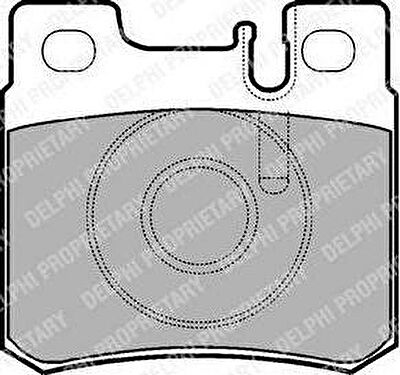 DELPHI Колодки торм.зад. (LP946)