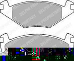 DELPHI Колодки VW POLO 1.0-1.9SDi/SKODA FELICIA 1.3.1.6.1.9D 94-96 WVA20887 (LP979)