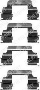 Delphi LX0363 комплектующие, колодки дискового тормоза на PEUGEOT 407 (6D_)