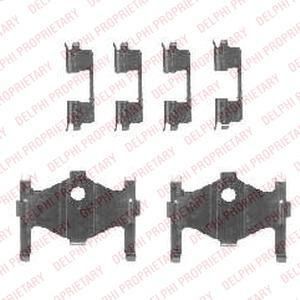 Delphi LX0471 комплектующие, колодки дискового тормоза на HYUNDAI COUPE (RD)