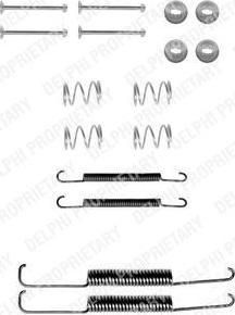 Delphi LY1003 комплектующие, тормозная колодка на OPEL ASCONA B (81_, 86_, 87_, 88_)