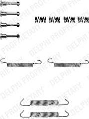 DELPHI Комплектующие, стояночная тормозная система (LY1042)