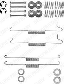 Delphi LY1043 комплектующие, тормозная колодка на FORD TRANSIT c бортовой платформой/ходовая часть (V_ _)