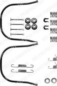 Delphi LY1050 комплектующие, тормозная колодка на NISSAN SUNNY II Hatchback (N13)