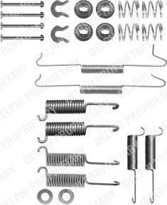 Delphi LY1151 комплектующие, тормозная колодка на VW TRANSPORTER III автобус