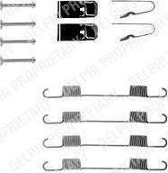 Delphi LY1157 комплектующие, тормозная колодка на DAIHATSU CHARADE I (G10)