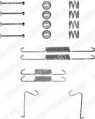 Delphi LY1158 комплектующие, тормозная колодка на SKODA RAPID (120G, 130G, 135G)