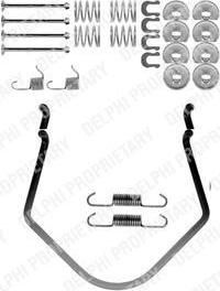Delphi LY1165 комплектующие, тормозная колодка на TOYOTA TERCEL (AL2_)