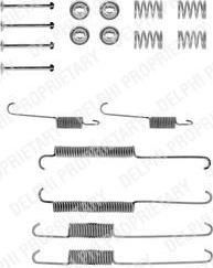 Delphi LY1167 комплектующие, тормозная колодка на FORD TAUNUS '80 (GBS, GBNS)