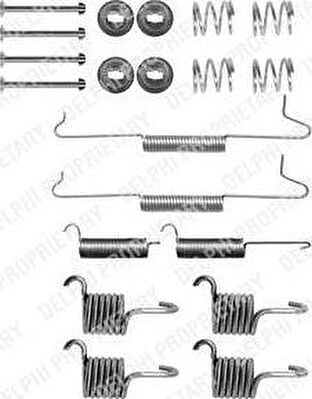 Delphi LY1172 комплектующие, тормозная колодка на VW LT 40-55 I фургон (291-512)