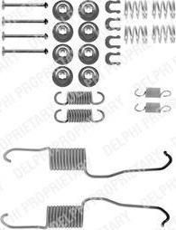 Delphi LY1184 комплектующие, тормозная колодка на TOYOTA CARINA (TA4L, TA6_L)
