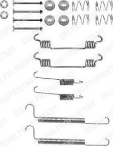 DELPHI Комплектующие, тормозная колодка (LY1241)