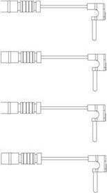 Delphi LZ0120 контрольный контакт, контроль слоя тормозных колод на MERCEDES-BENZ A-CLASS (W168)