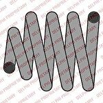 Delphi SC10079 пружина ходовой части на VW POLO CLASSIC (6KV2)