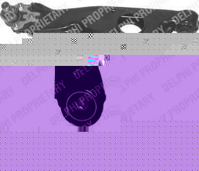 DELPHI Рычаг независимой подвески колеса, подвеска колеса (TC812)