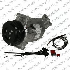 Delphi TSP0155802 компрессор, кондиционер на OPEL ASTRA H GTC (L08)