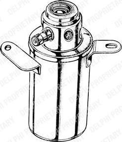 DELPHI Осушитель кондиционера Mercedes W202 (TSP0175051)