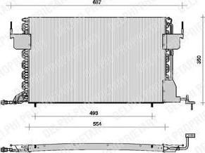 Delphi TSP0225021 конденсатор, кондиционер на PEUGEOT 306 (7B, N3, N5)