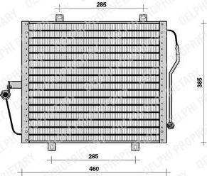 Delphi TSP0225056 конденсатор, кондиционер на RENAULT 19 I (B/C53_)