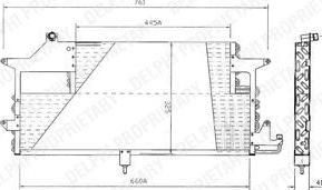 Delphi TSP0225144 конденсатор, кондиционер на VW PASSAT Variant (3A5, 35I)