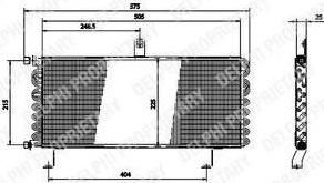 Delphi TSP0225175 конденсатор, кондиционер на PEUGEOT 309 II (3C, 3A)