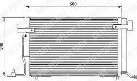 Delphi TSP0225176 конденсатор, кондиционер на PEUGEOT 306 (7B, N3, N5)