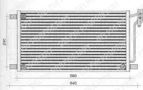 DELPHI Конденсатор кондиционера TSP0225236 (TSP0225236)