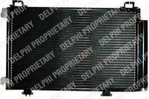 Delphi TSP0225390 конденсатор, кондиционер на TOYOTA YARIS VERSO (_NLP2_, _NCP2_)