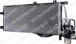 Delphi TSP0225498 конденсатор, кондиционер на OPEL CORSA C фургон (F08, W5L)
