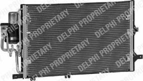 Delphi TSP0225504 конденсатор, кондиционер на OPEL CORSA C фургон (F08, W5L)