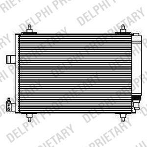 Delphi TSP0225592 конденсатор, кондиционер на PEUGEOT 407 SW (6E_)