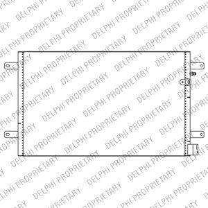 Delphi TSP0225680 конденсатор, кондиционер на FIAT DUCATO c бортовой платформой/ходовая часть (250, 290)