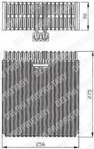 Delphi TSP0525143 испаритель, кондиционер на AUDI A6 Avant (4B5, C5)