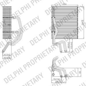 Delphi TSP0525177 испаритель, кондиционер на RENAULT CLIO II (BB0/1/2_, CB0/1/2_)