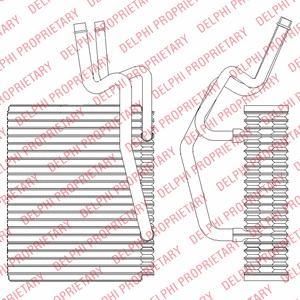 Delphi TSP0525204 испаритель, кондиционер на RENAULT KANGOO (KC0/1_)