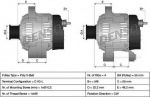 DENSO Генератор (14V/75A) SUZUKI Jimny/Swift III/Liana mot.1,3/1,6L (DAN1007)