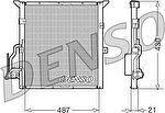 Denso DCN05002 конденсатор, кондиционер на Z3 (E36)