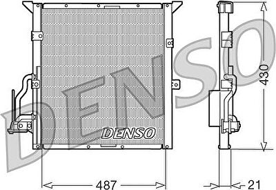 Denso DCN05002 конденсатор, кондиционер на Z3 (E36)