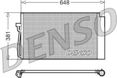 DENSO Конденсор 5 E60-7E65 Diesel (64508381362, DCN05017)