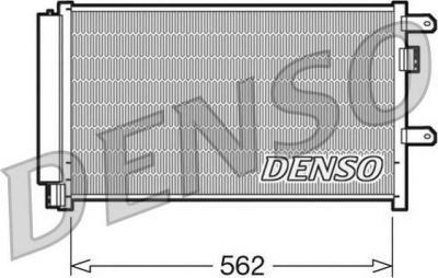 DENSO Конденсор IVECO Daily S 2000 (2004-) (504084147, DCN12003)