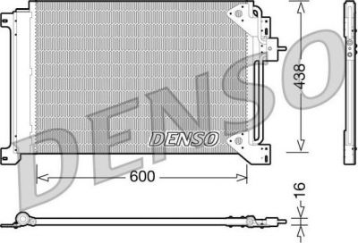 Denso DCN12004 конденсатор, кондиционер на IVECO Trakker